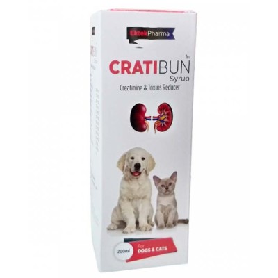 All4pets Cratibun Syrup Dogs and Cats for Creatinine and Toxins Reducer 200 Ml